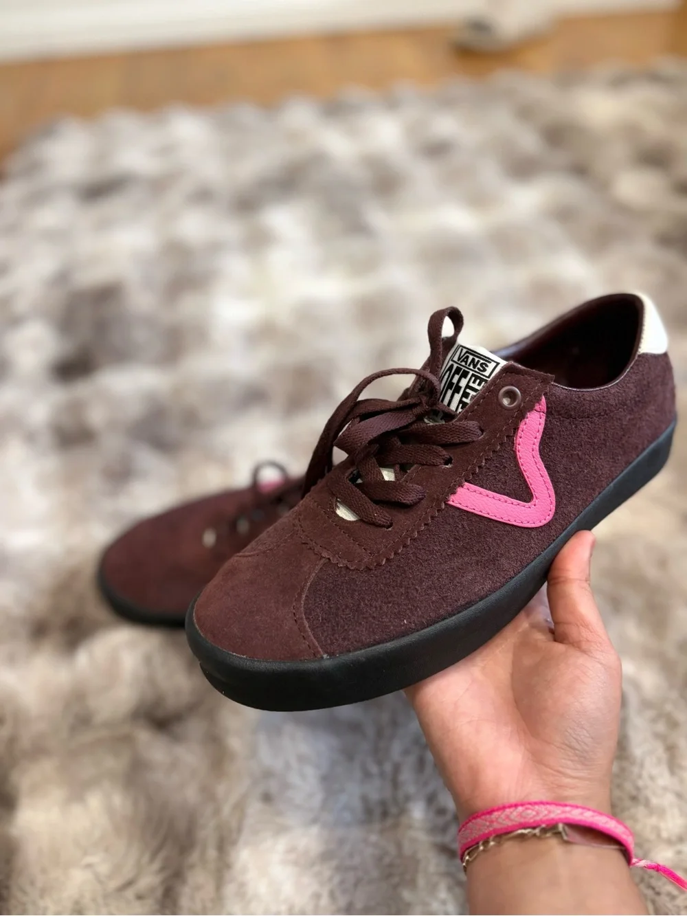 Vans Sport Low Suede Burgundy Skateboarding Retro Streetwear Gorpcore Shoes